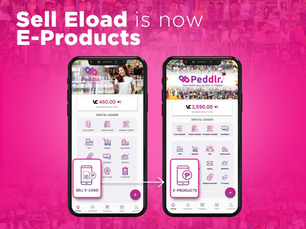Peddlr - Sell Eload and Bills Payment is now in one feature E-products