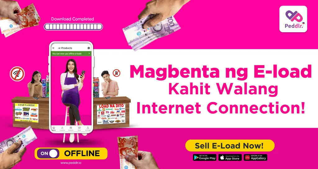 Peddlr Update: Magbenta ng E-load Kahit Walang Internet Connection!