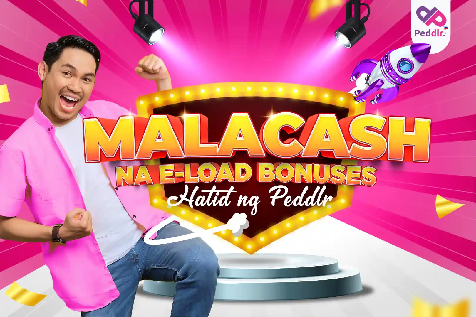 MalaCash: Pangmalakasang E-load Bonus sa Peddlr